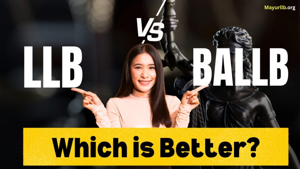 LLB vs BALLB Course
