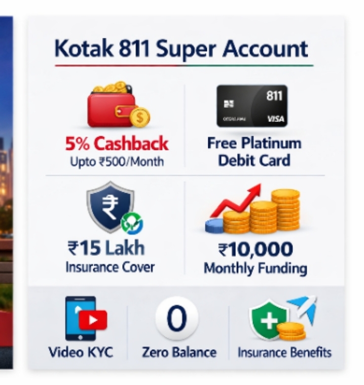 Kotak 811 Super Account premium digital savings account