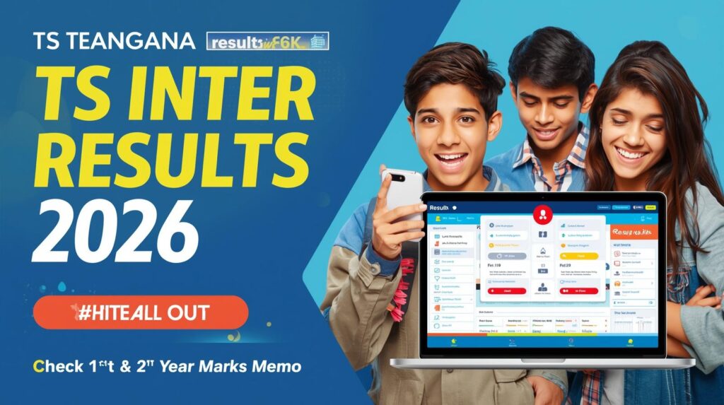TS Inter Results 2026 canva