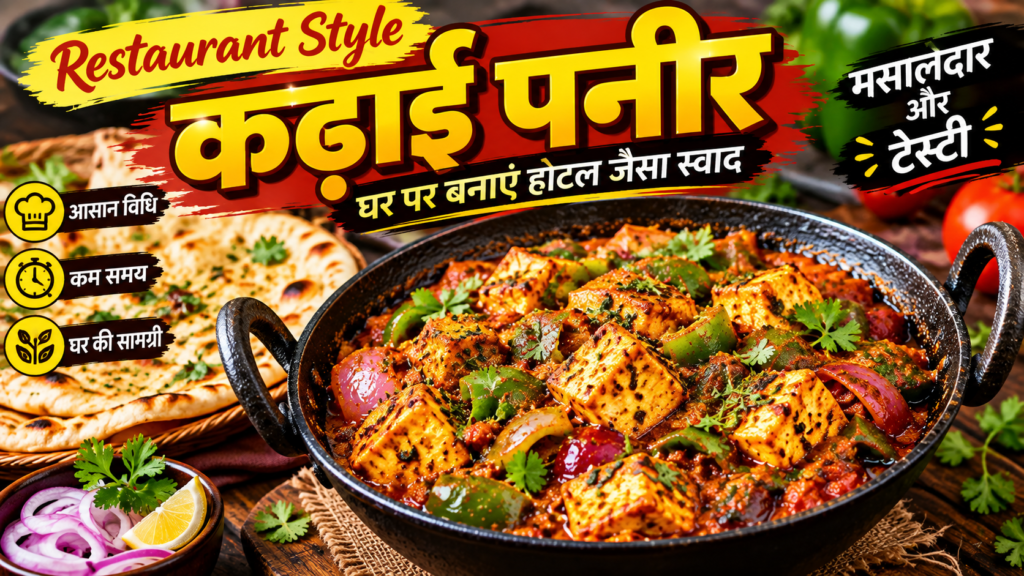 Kadai Paneer Recipe