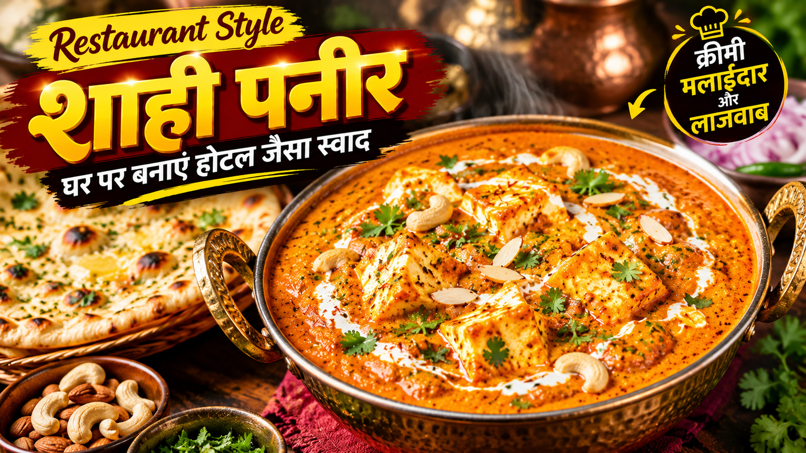 Shahi Paneer Recipe